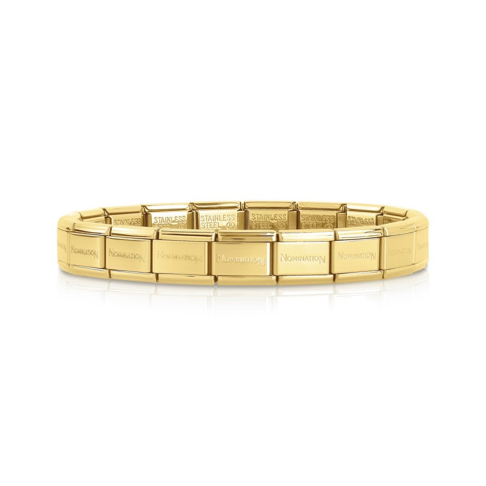Nomination Classic Matt Gold Plated Composable Starter Bracelet