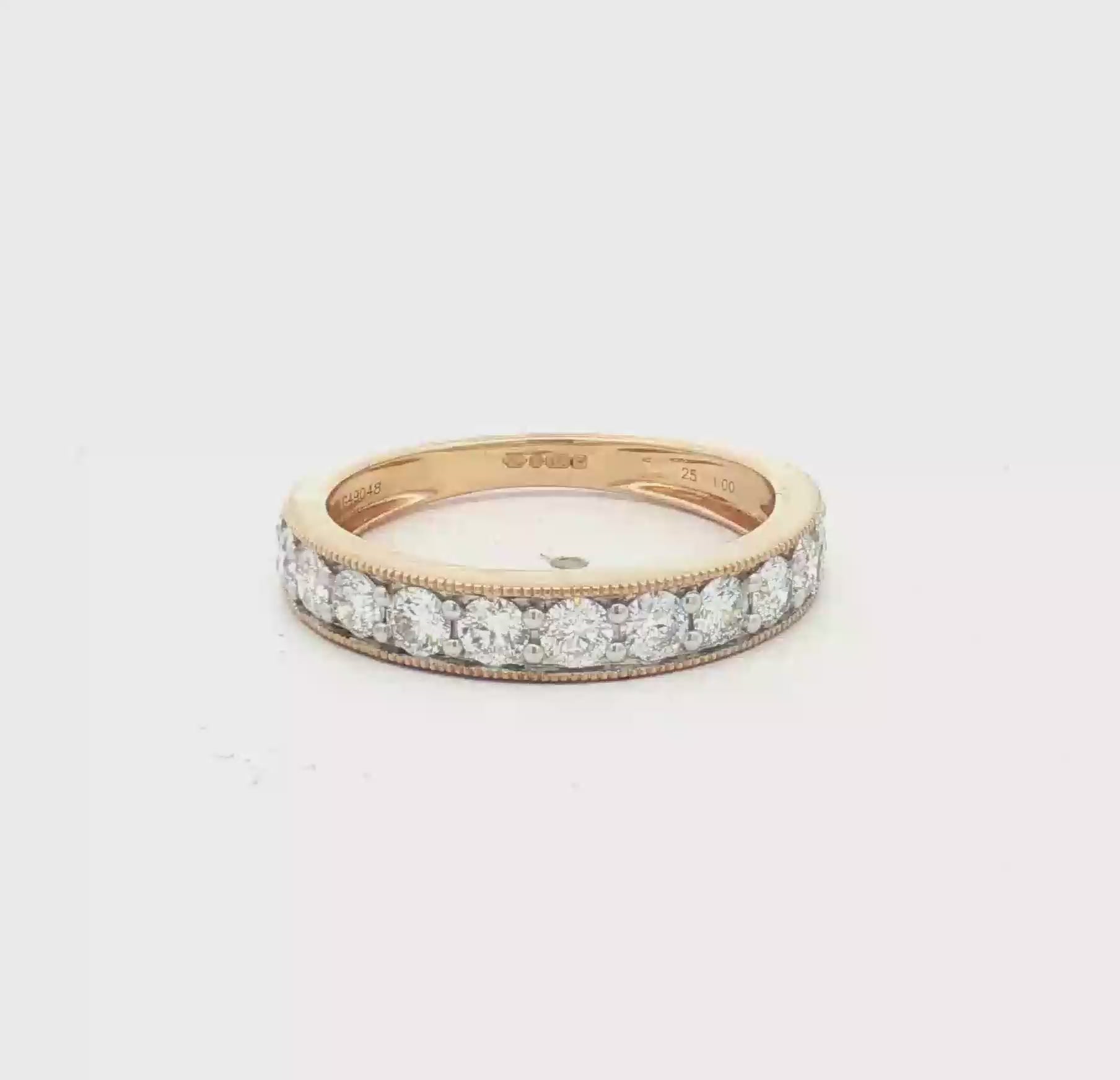 Diamond 13 Stone Eternity Ring 1.00ct 9ct Gold