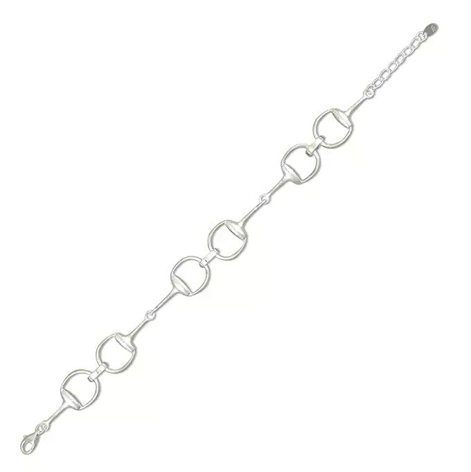 Sterling Silver Snaffle Bracelet