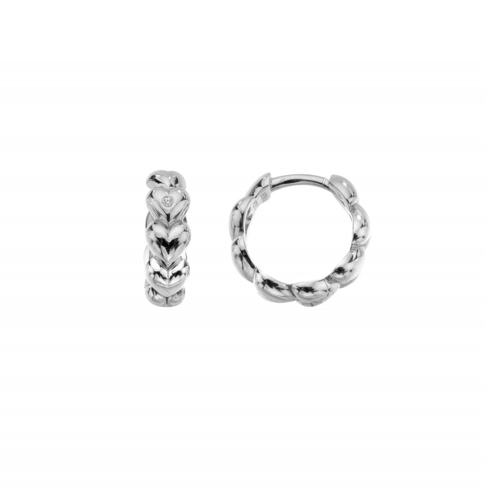 Hot Diamonds Serenity Heart Earrings DE867 side