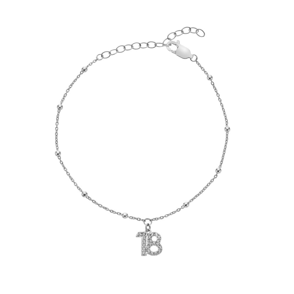 Hot Diamonds Silver Whisper 18th Birthday Bracelet
