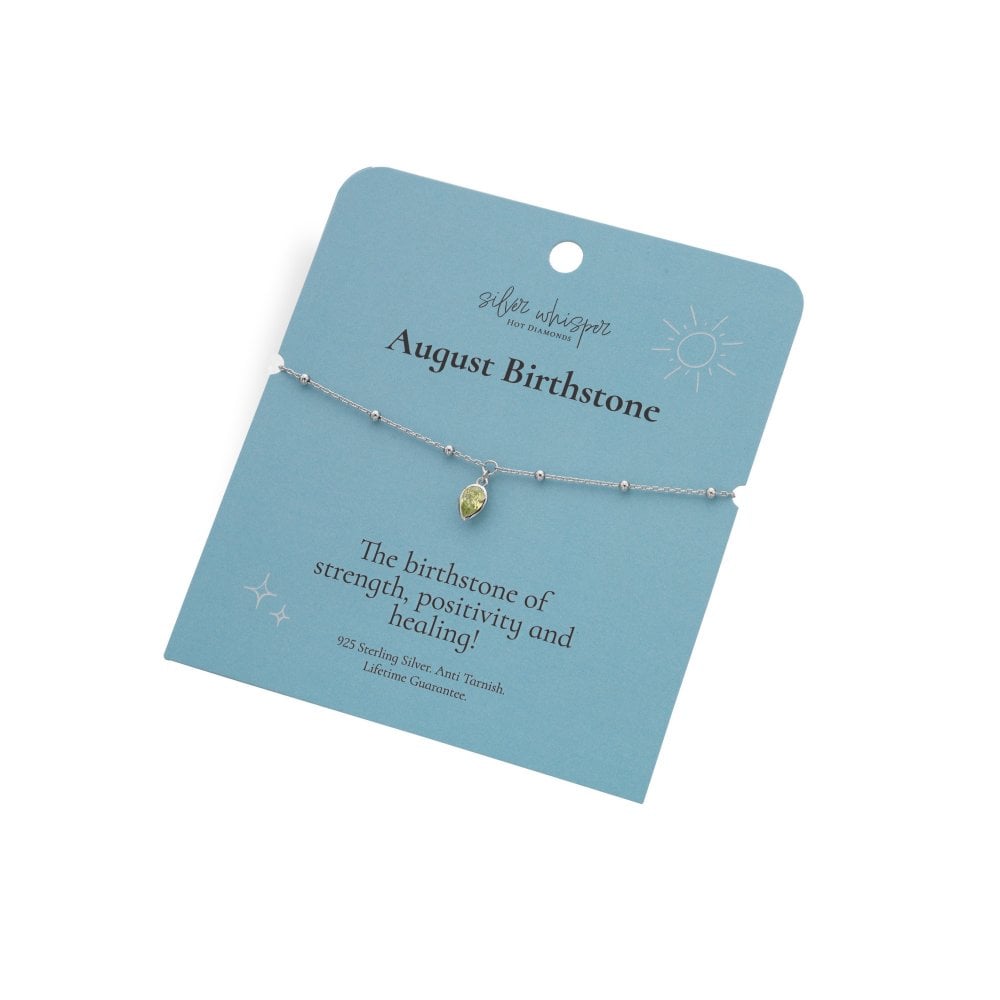 Hot Diamonds Silver Whisper Birthstone Bracelets