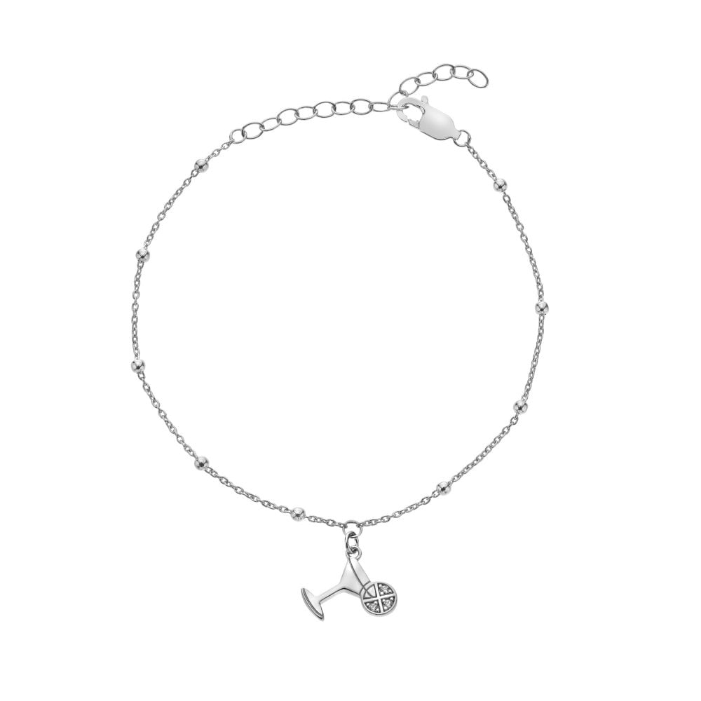 Hot Diamonds Silver Whisper Birthday Celebration Bracelet