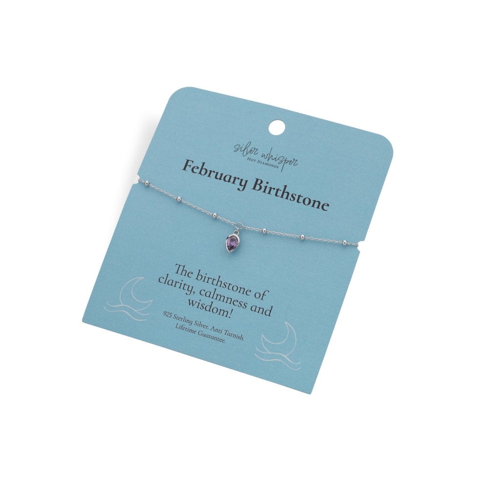 Hot Diamonds Silver Whisper Birthstone Bracelets