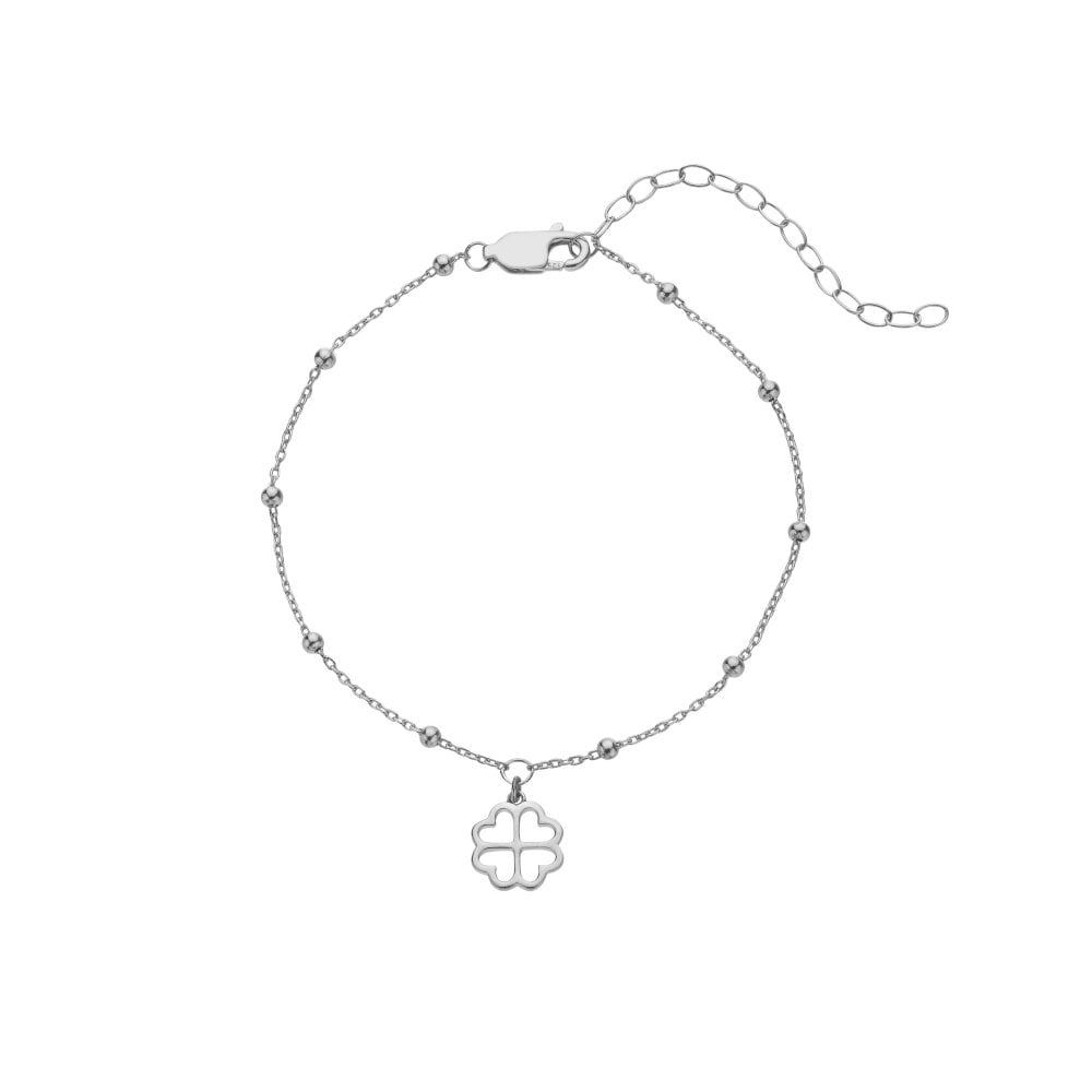 Hot Diamonds Silver Whisper Good Luck Bracelet