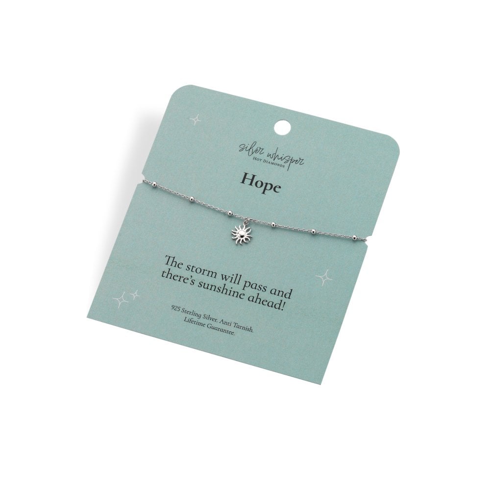 Hot Diamonds Silver Whisper Hope Bracelet packaging