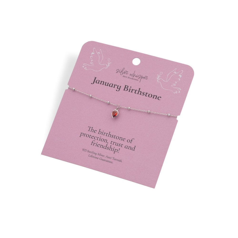 Hot Diamonds Silver Whisper Birthstone Bracelets