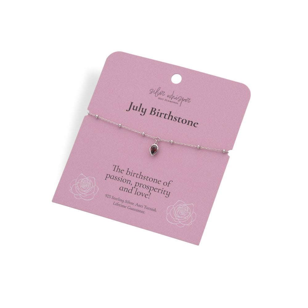Hot Diamonds Silver Whisper Birthstone Bracelets