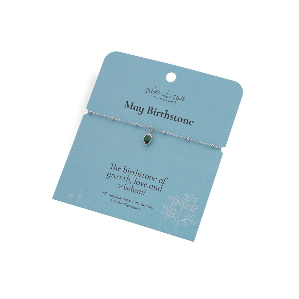 Hot Diamonds Silver Whisper Birthstone Bracelets