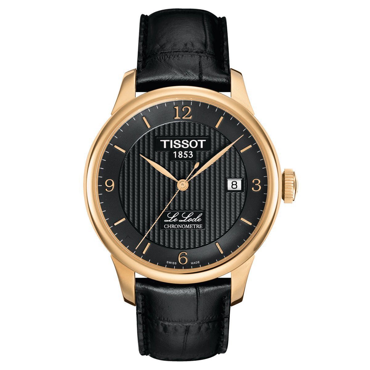 Tissot Mens Automatic Watch T Classic Le Locle Rose Gold