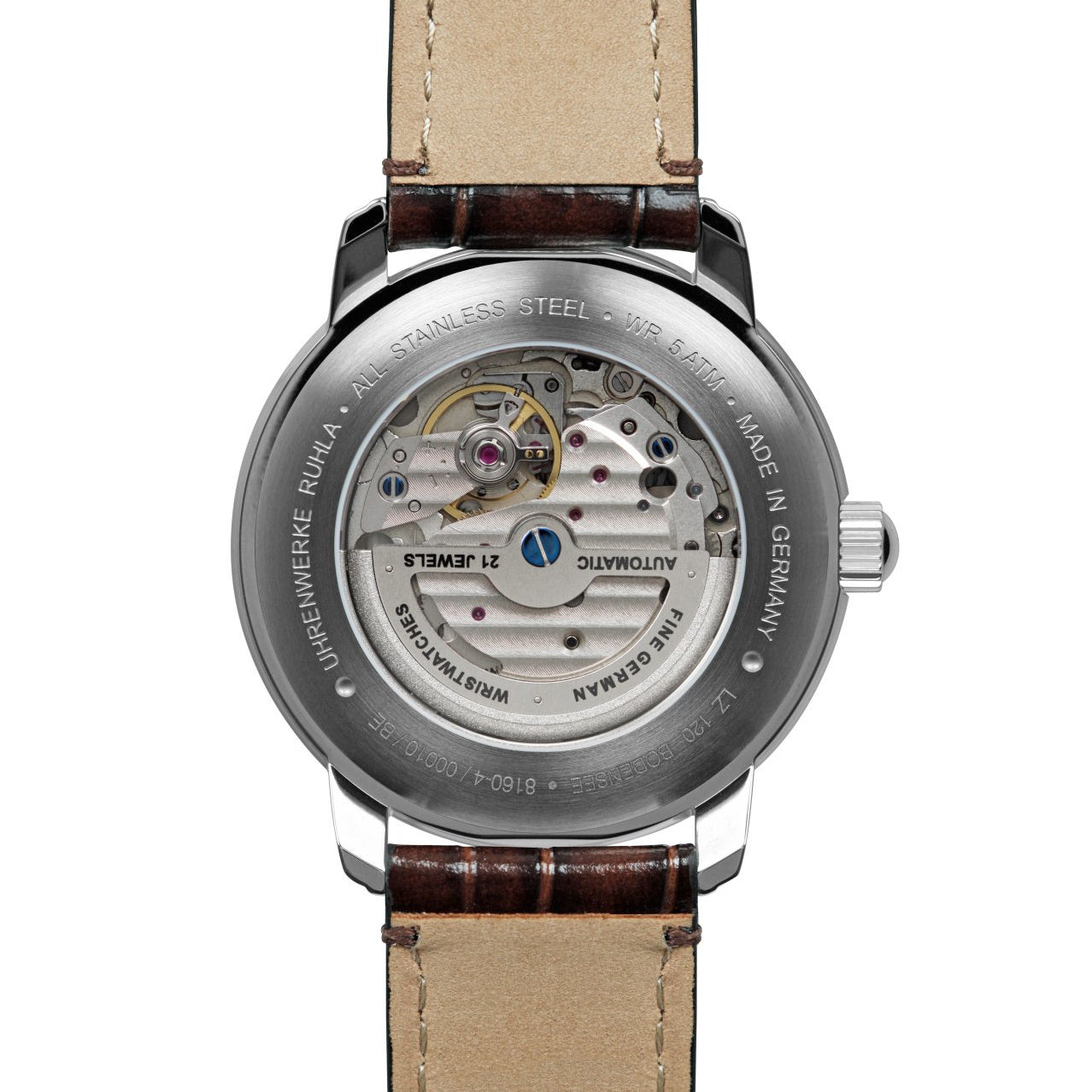 Zeppelin Atlantic Automatic Men's Watch 8160-4 rear view