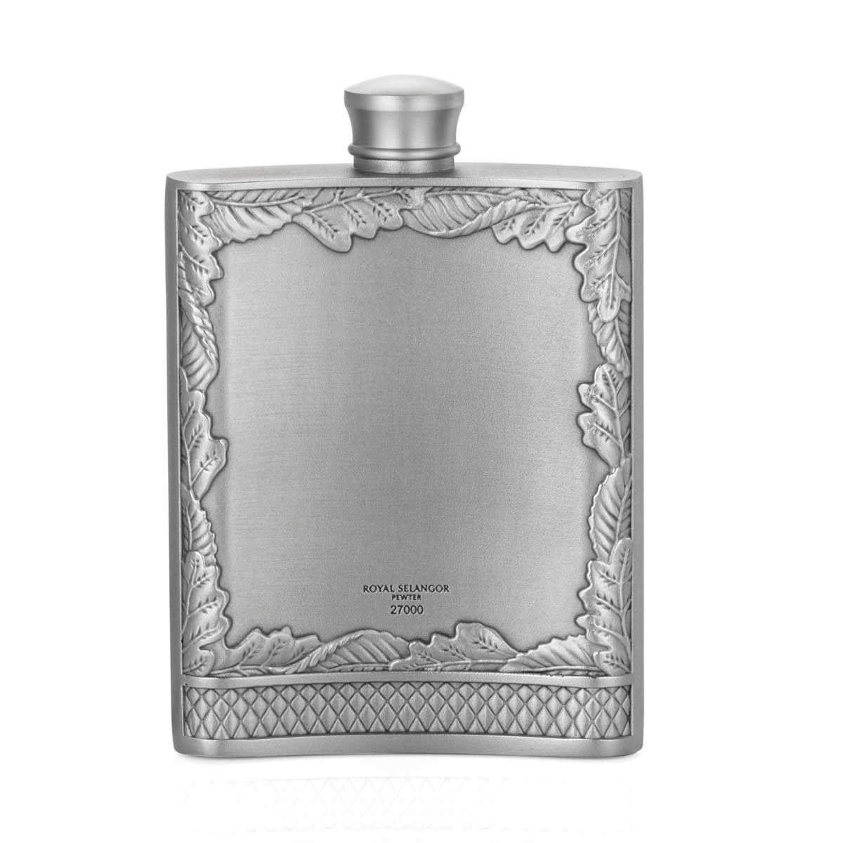 Pewter Stag Hipflask Royal Selangor rear