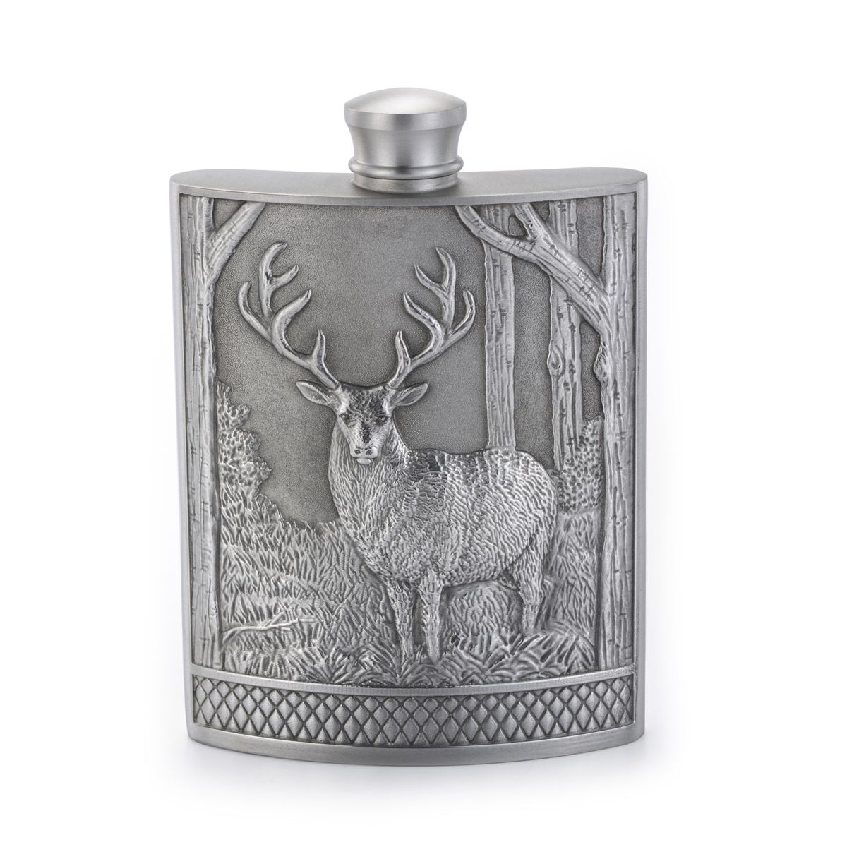 Pewter Stag Hipflask Royal Selangor