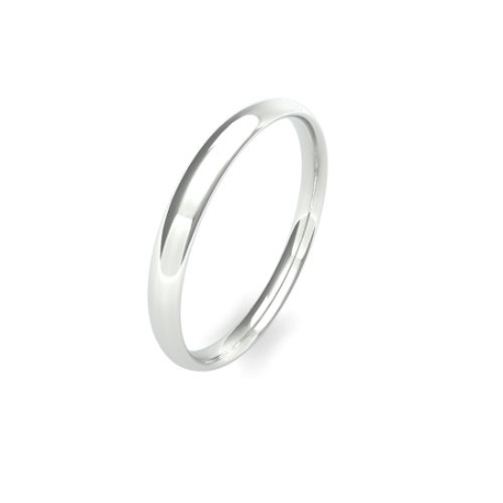 Traditional Court Ladies Medium Weight Wedding Bands