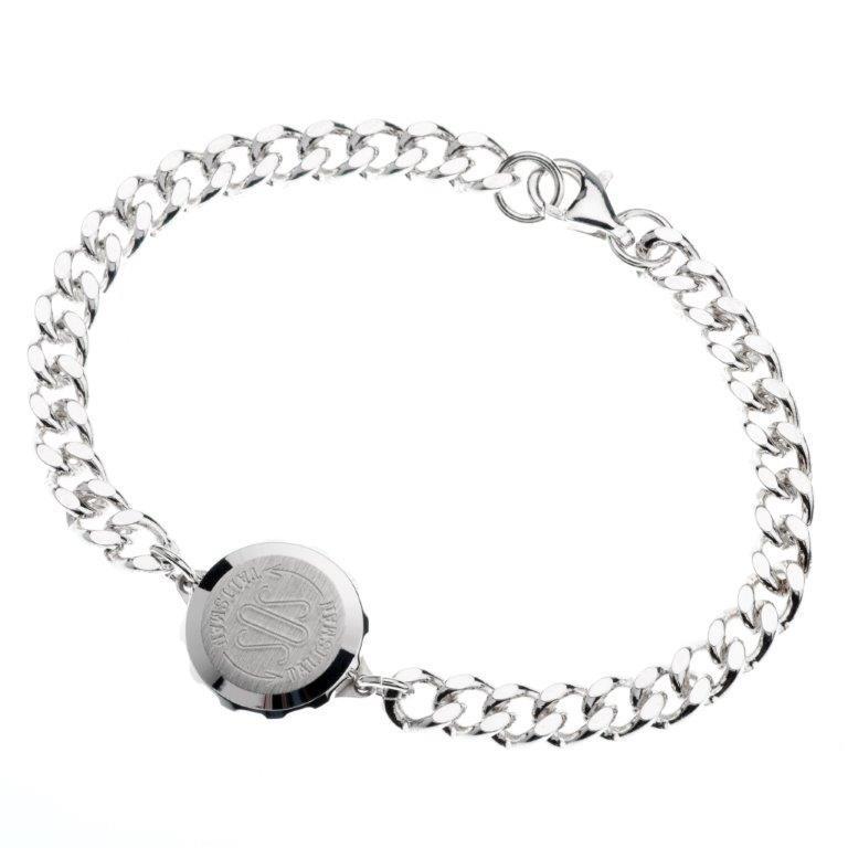 SOS Talisman Sterling Silver Bracelet. Ladies, Medium & Gents