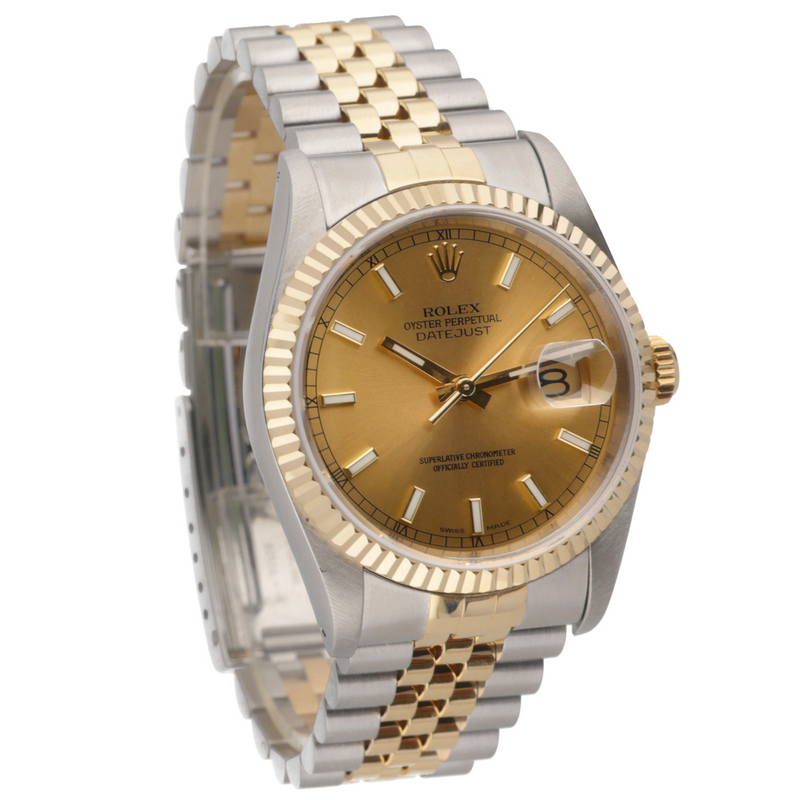 Pre Owned Rolex Men's Datejust 16233 side 2