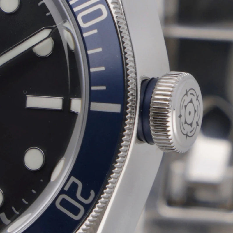 Pre Owned Tudor Black Bay Men's Automatic Watch close up