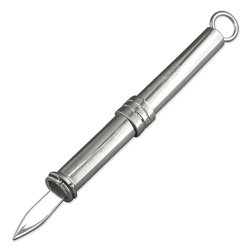 Sterling Silver Toothpick Oval Tube