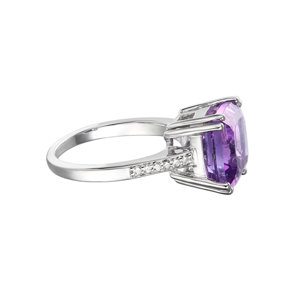 Silver Vivacious Violet Ring by Amore 6230SILCZ/AM