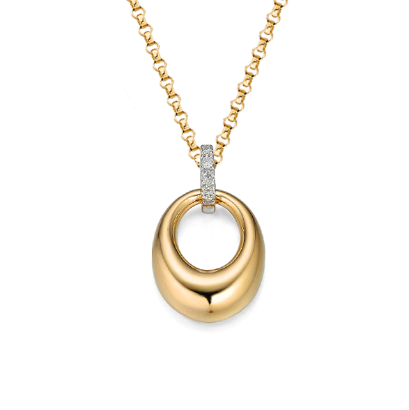 Amore Clancy Pendant 9ct Yellow Gold 7833YWD