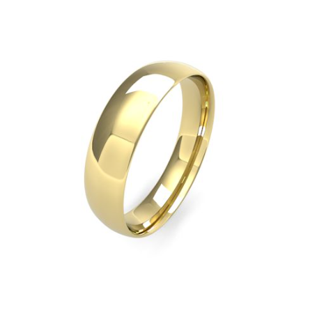 Traditional Court Ladies Medium Weight Wedding Bands