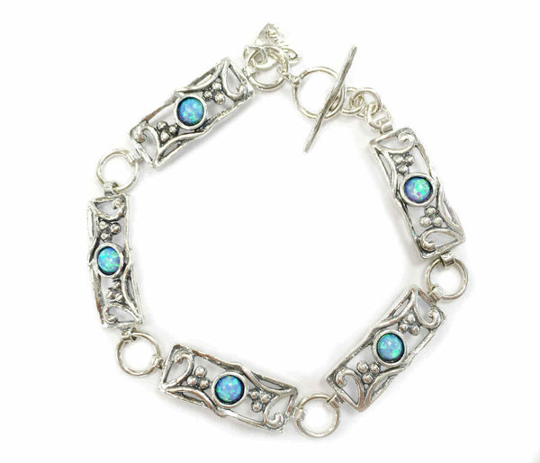 Aviv Silver & Opal Bracelet