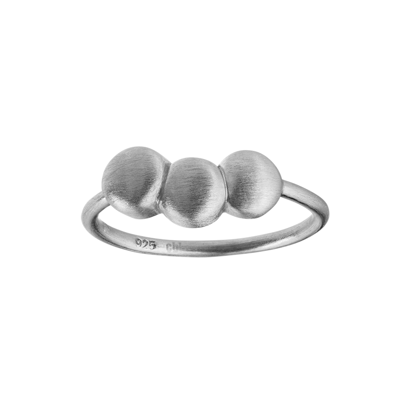 By Biehl Silver Bobbles Ring