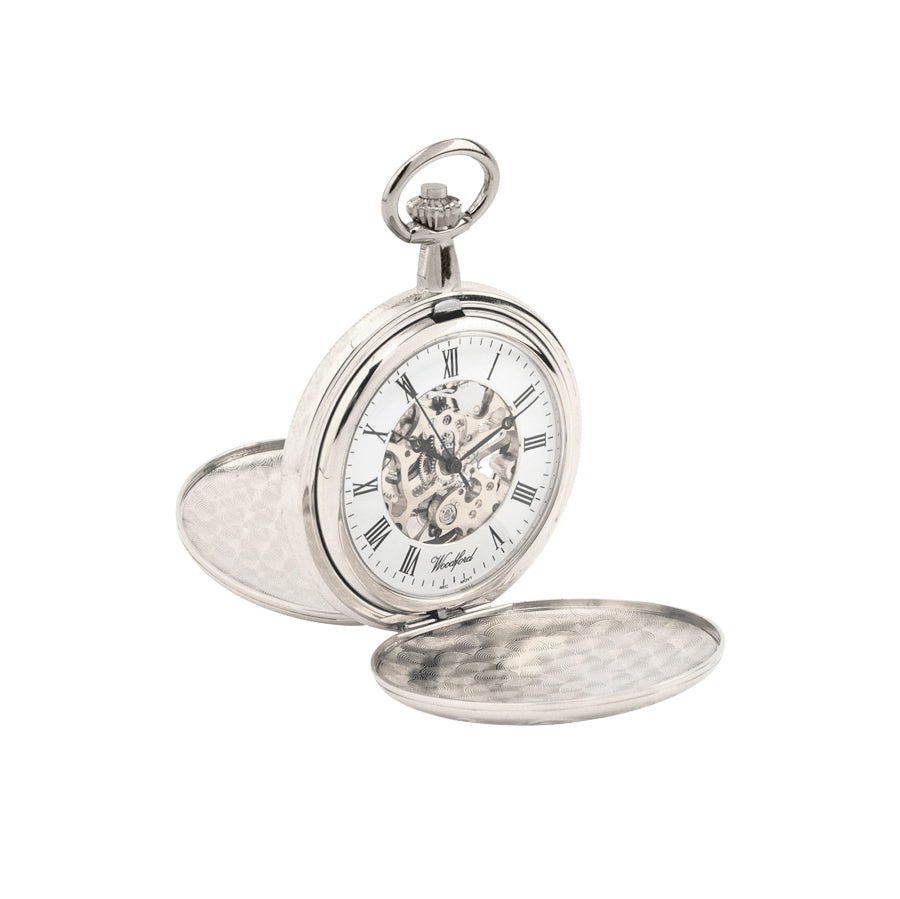 Woodford Full Hunter Pocket Watch 1062 open