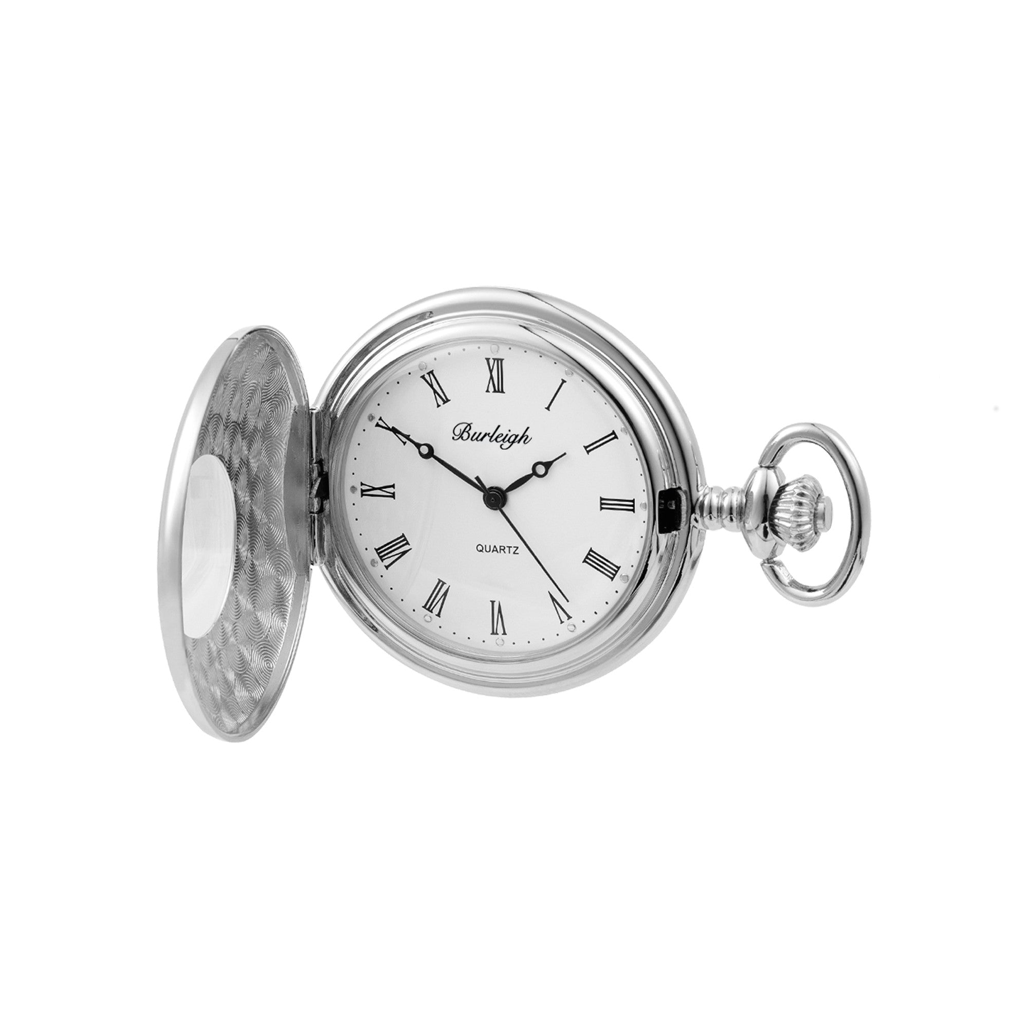Burleigh Half Hunter Pocket Watch open