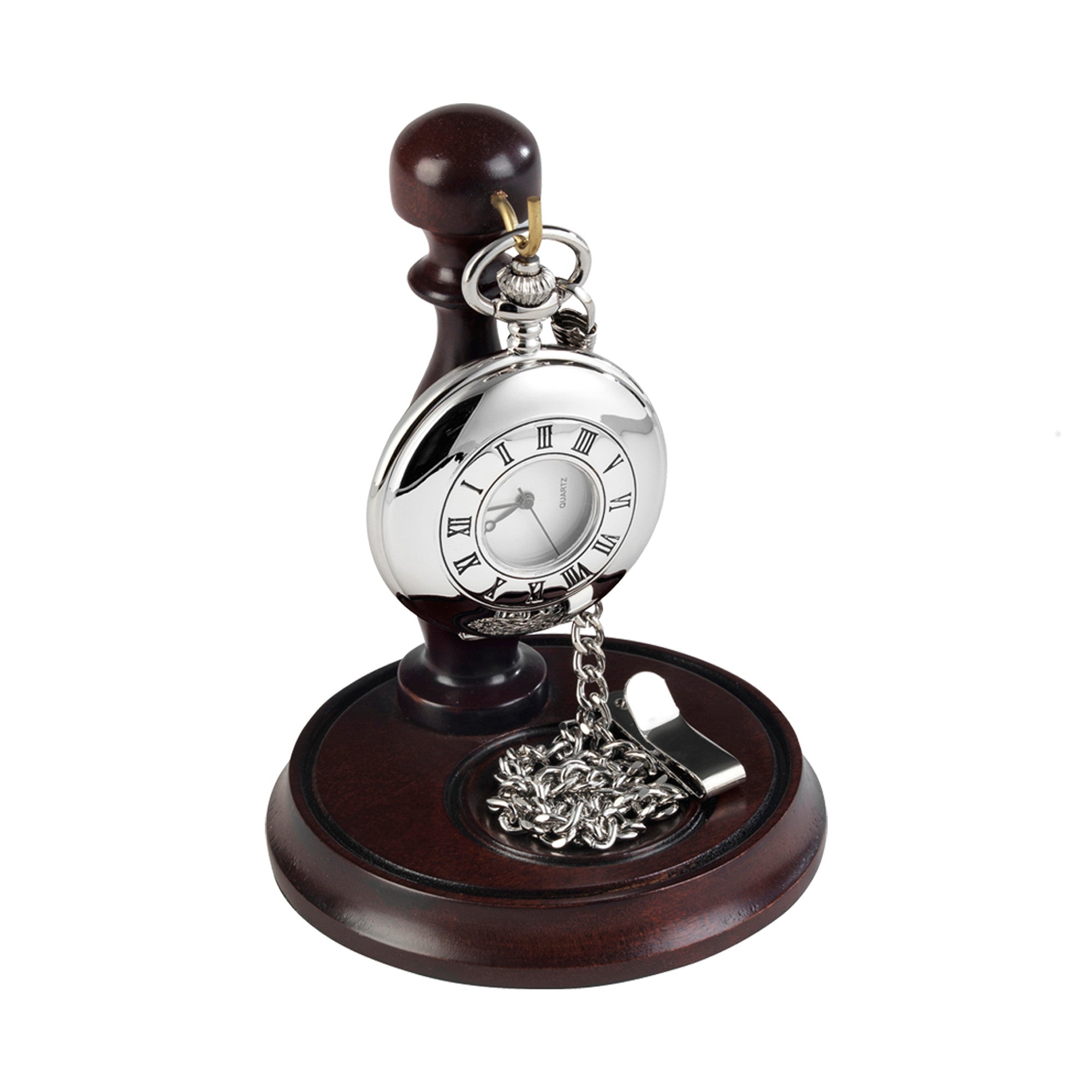 Burleigh Half Hunter Pocket Watch 1925 with Stand