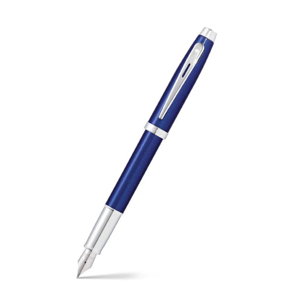 Sheaffer Series 100 Glossy Blue Fountain Pen upright