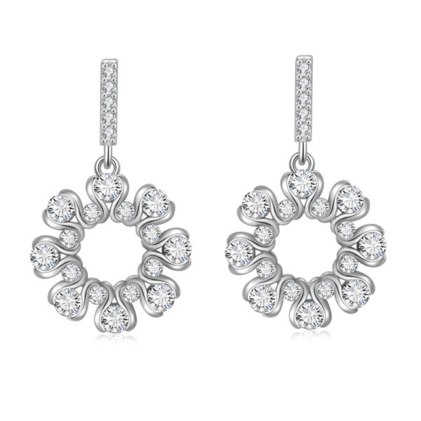 Fei Liu Lilia Openwork Drop Earrings