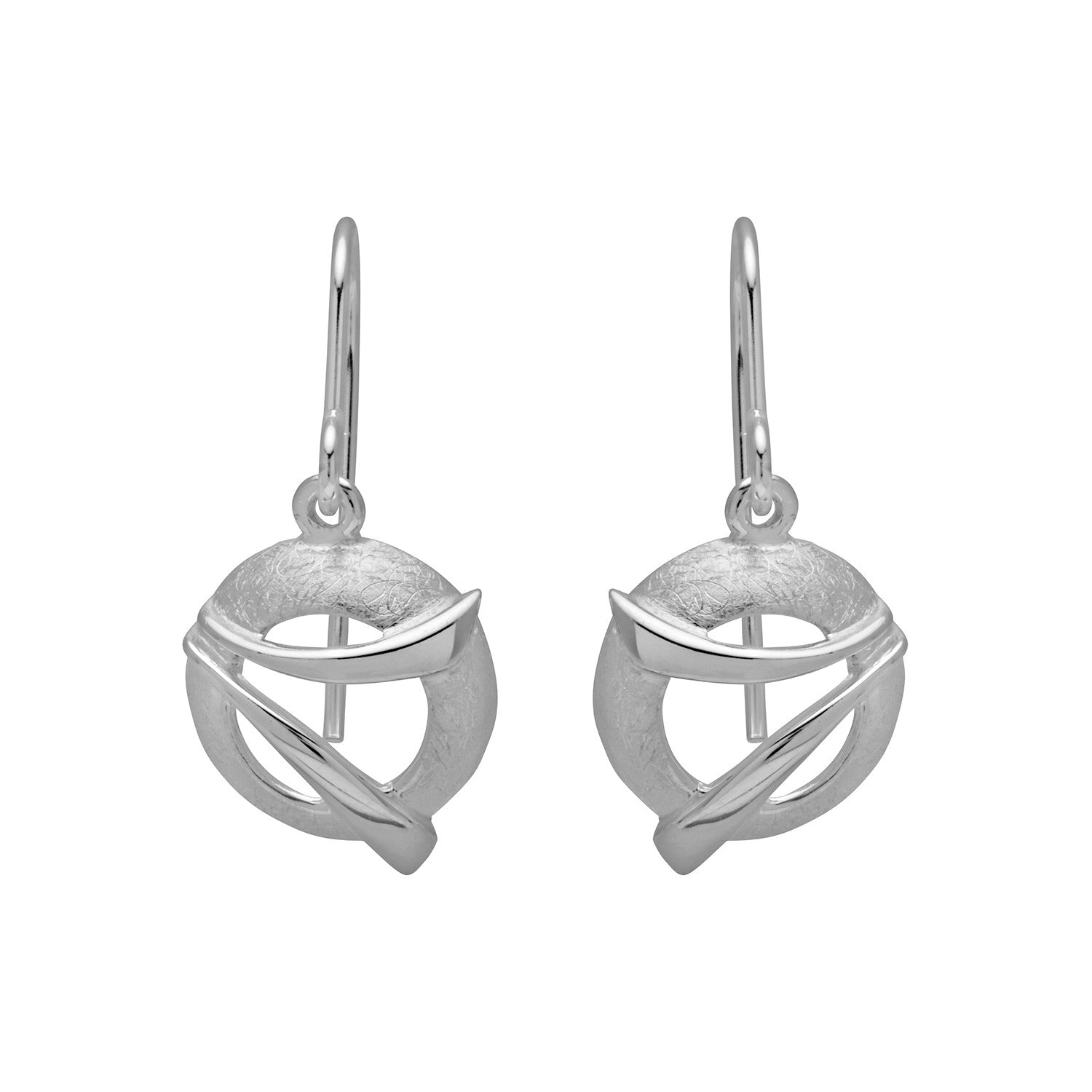 Unique & Co Sterling Silver Drop Earrings  ME-431