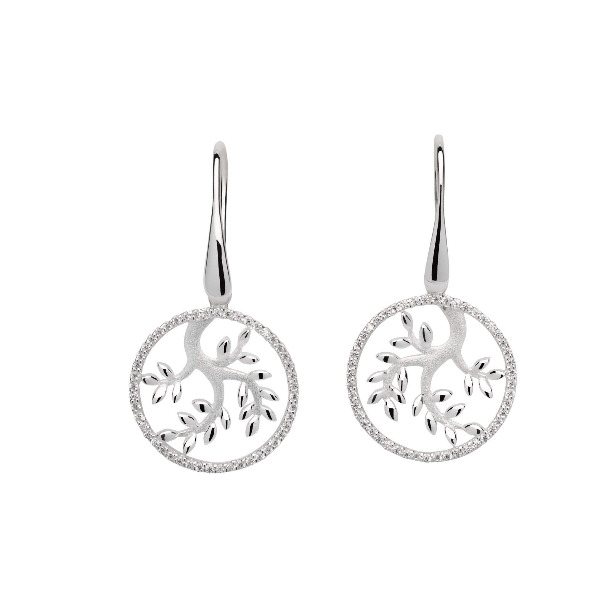 Unique & Co Sterling Silver Drop Earrings  ME-595