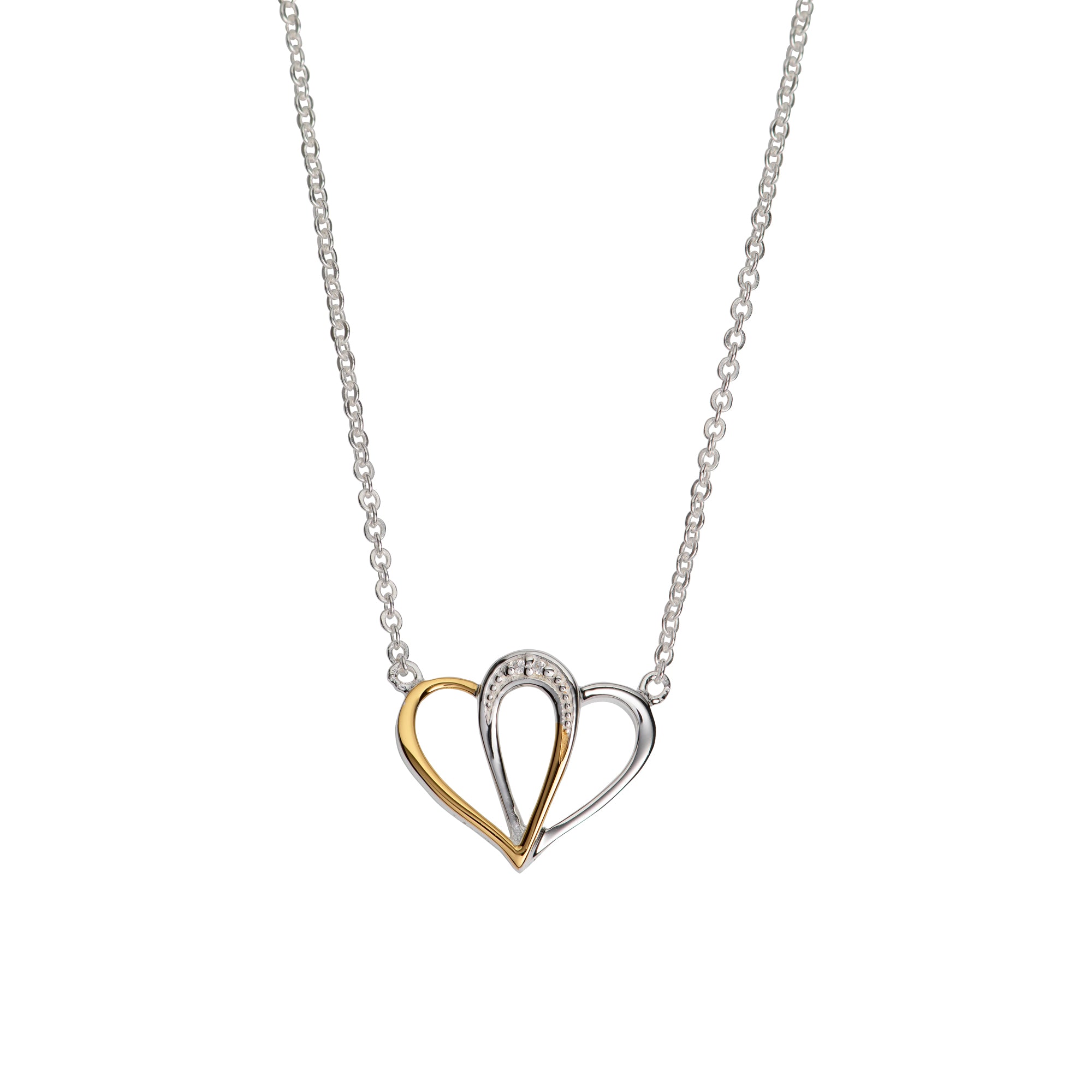 Unique & Co Sterling Silver Pendant with Gold Plating MK-771