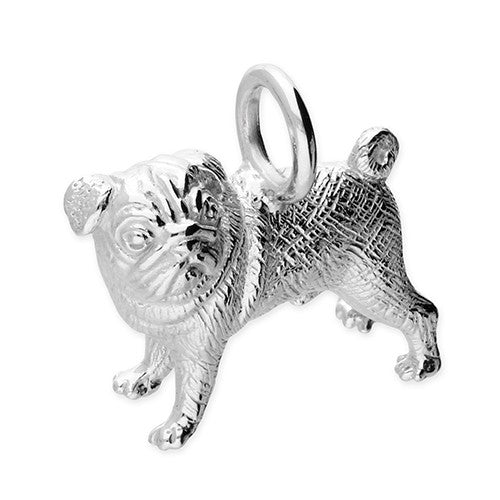 Pug Silver Pendant