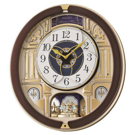 Seiko Melody in Motion Wall Clock QXM356B