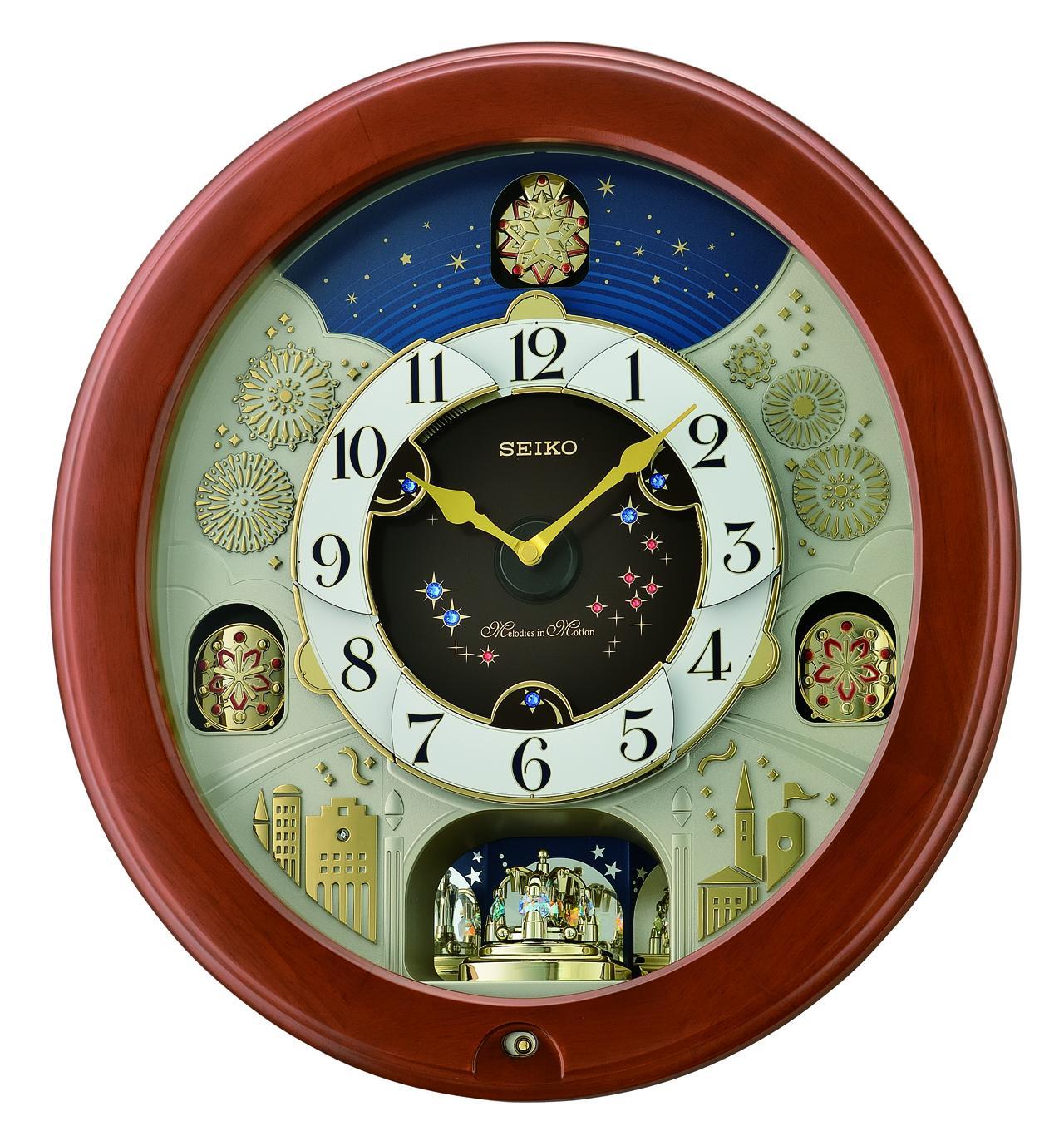 Seiko Melody in Motion Wall Clock QXM376B