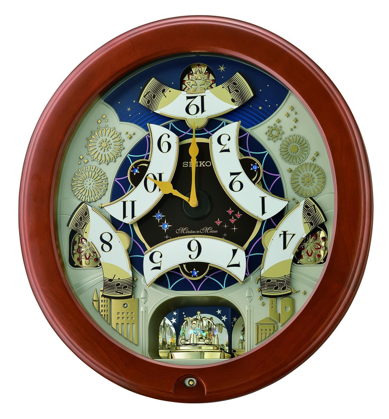 Seiko Melody in Motion Wall Clock QXM376B