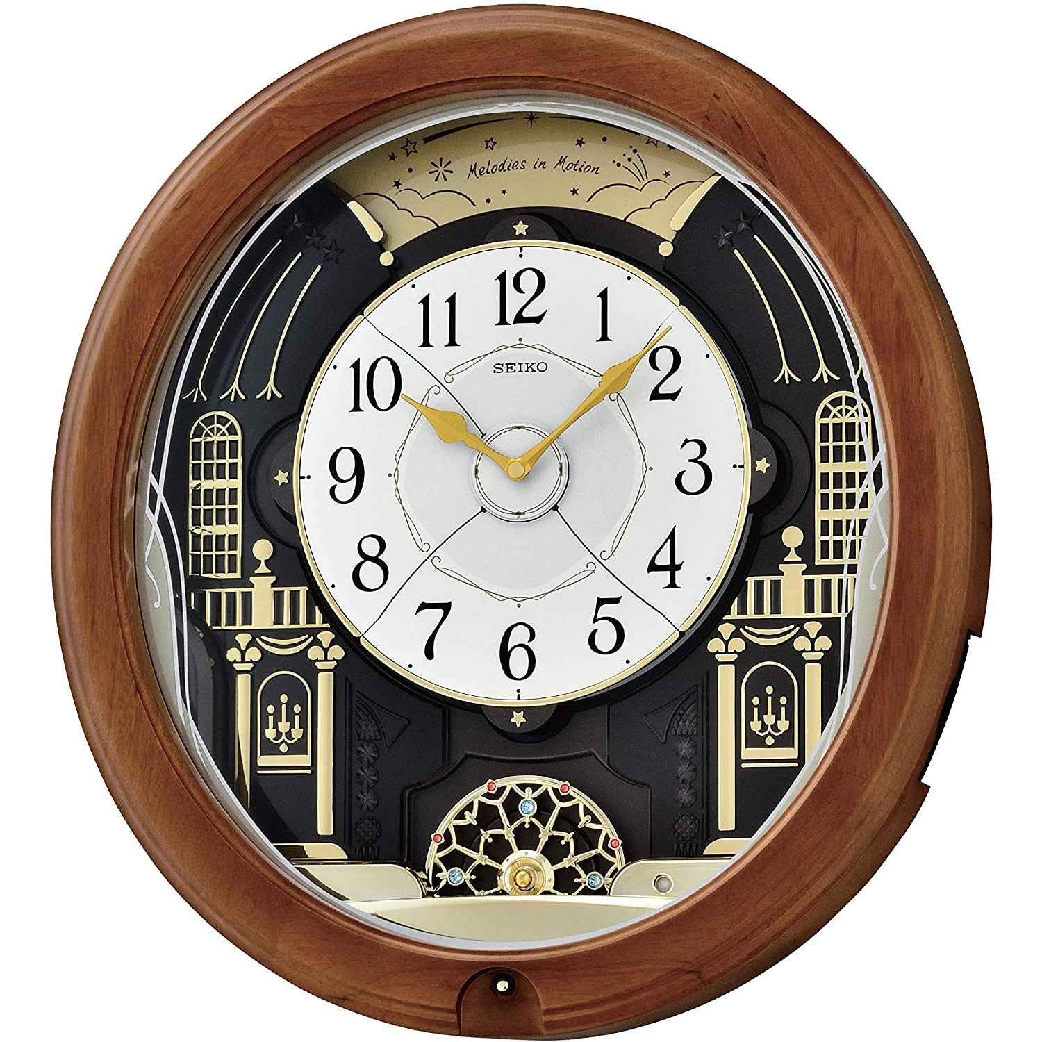 Seiko Melody in Motion Wall Clock QXM383B