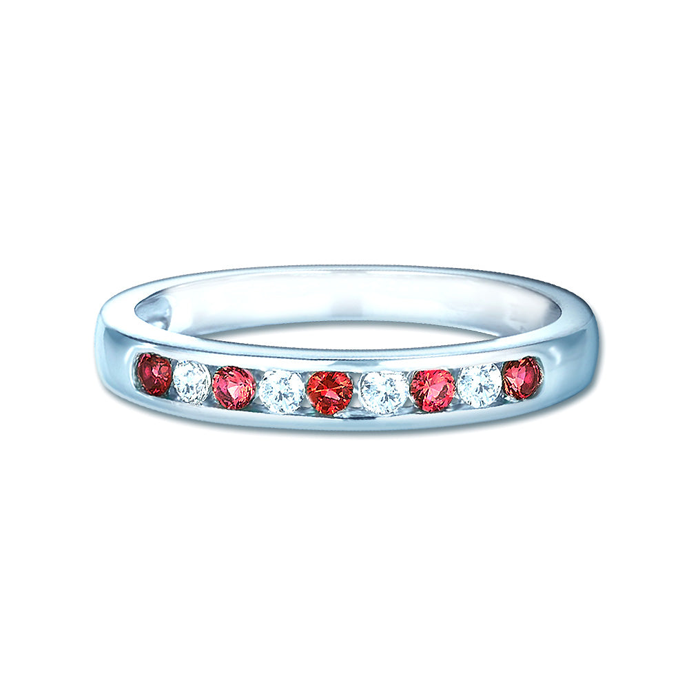 Real Effect Red Eternity Ring RE26574RB