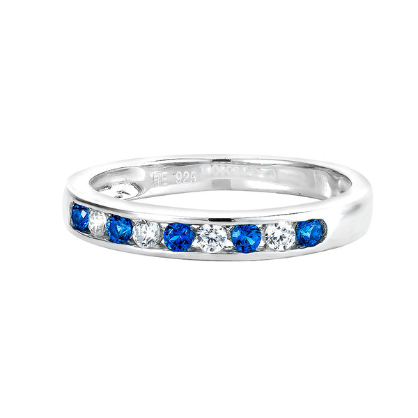 Real Effect Blue Eternity Ring RE26574SP