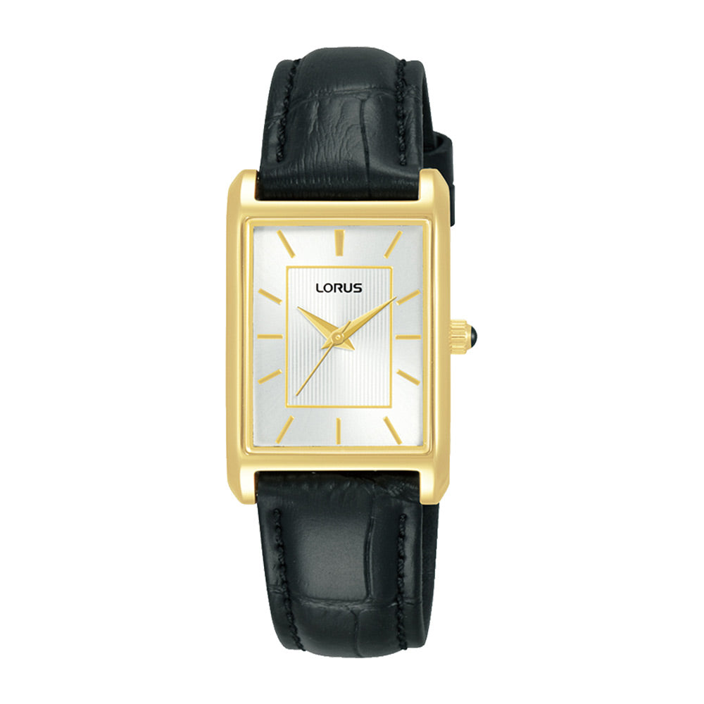 Lorus Ladies Oblong Classic Strap Watch RG290VX9
