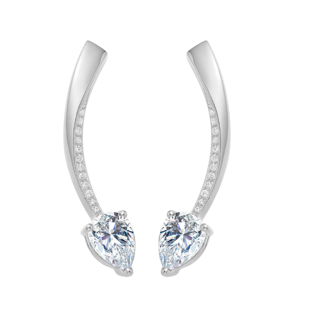 Shooting Star Short Earrings by Fei Liu