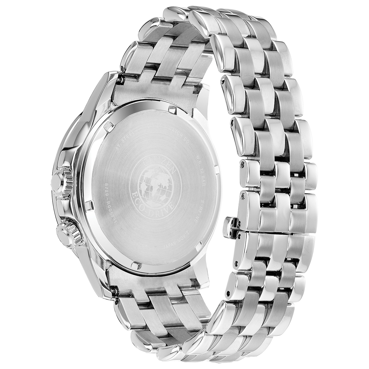 Citizen Eco Drive Men's Calendrier Sport Watch BU2021-51H rear