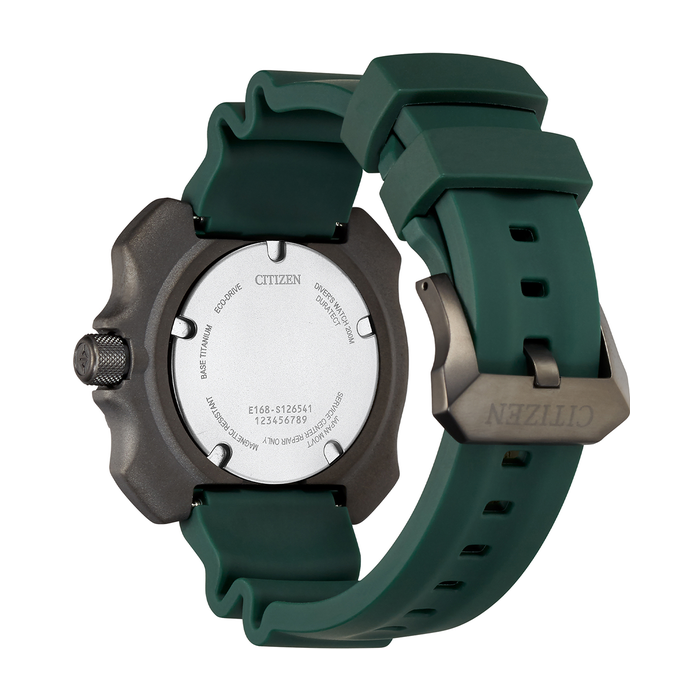 Citizen Eco Drive Promaster Diver Titanium Men's Watch BN0228-06W back