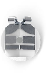 LOX Earring Backs Silver Tone