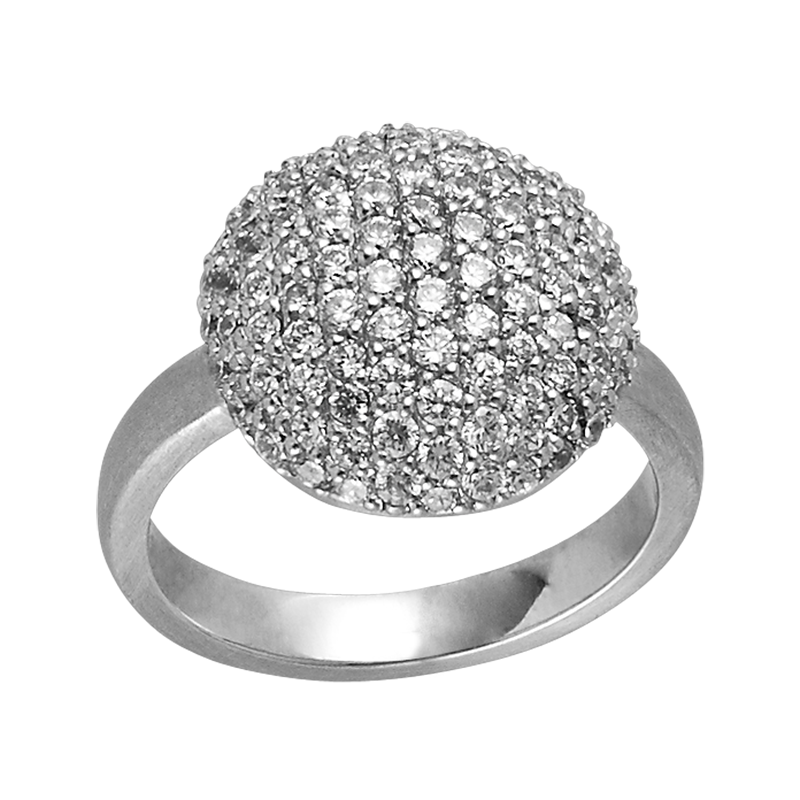 By Biehl Silver Sparkle Ring