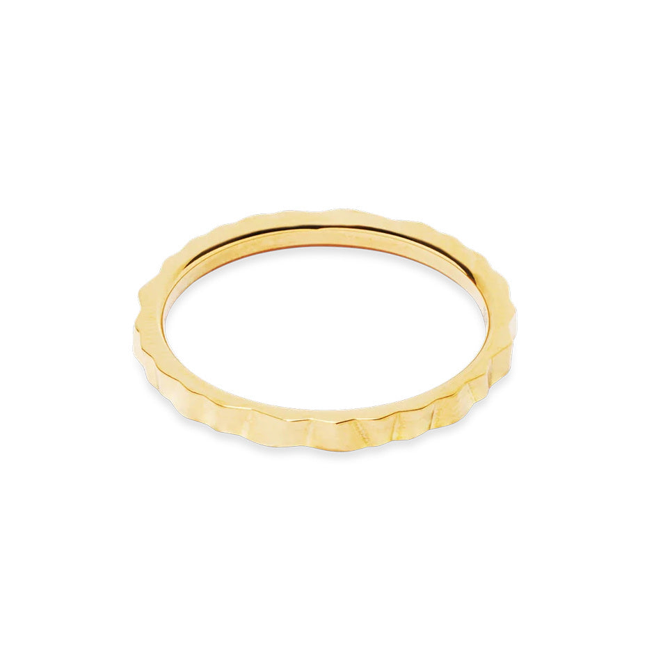 Coeur De Lion Slim Wave Ring