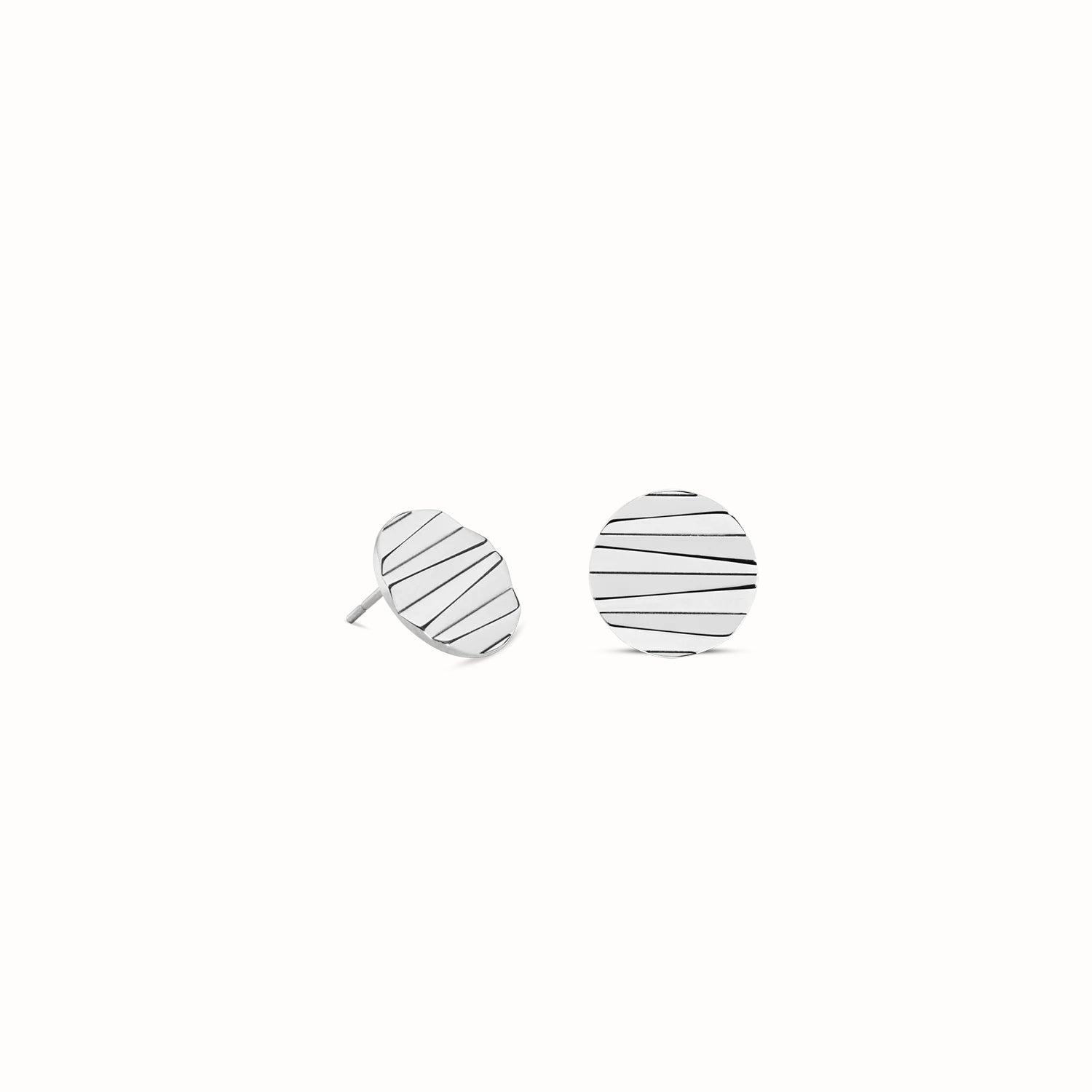 Coeur De Lion Waves Stud Earrings silver